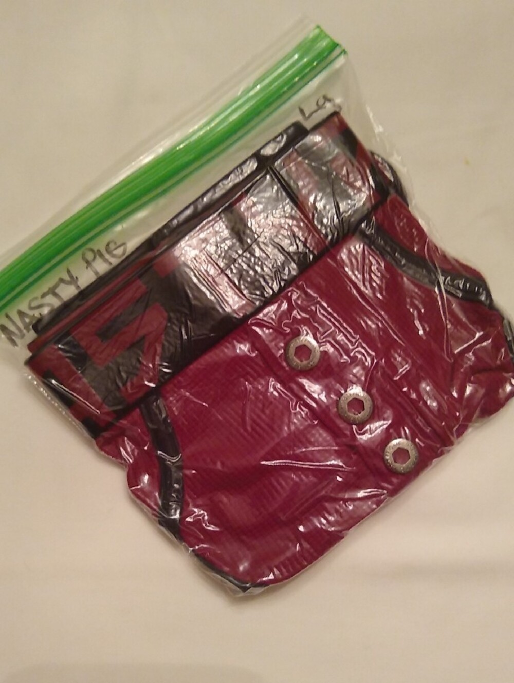 Nasty Pig Red Briefs with Black Trim - Picture 11 of 11